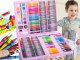 Art Set in a Suitcase, 168 Pieces, Pink