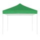 Dārza paviljona jumts 3x3m rezerves segums 420D PVC MultiGarden, zaļš