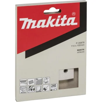 Makita P-35879 smilšpapīrs ar līplenti 102x114 mm, K240, 10 gab.
