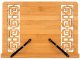 Bamboo Book and Tablet Stand, Adjustable