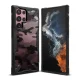 Samsung Galaxy S22 Ultra 5G (SM-S908) Ringke Fusion X Case Cover Bumper, Camo Black | Чехол Обложка...