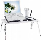 Portable Laptop Desktop Table Book Stand, White