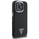 Guess iPhone 16 Pro Case Grained Triangle MagSafe, Black