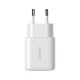 Сетевое зарядное устройство Joyroom JR-TCF20 USB-C PD 20W + кабель USB-C 1м, белый