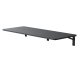 Maclean MC-128 B saliekams plaukts / galds, 100x40cm, melns