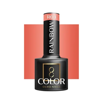 Ocho Nails Rainbow R04 hibrīda nagu laka, 5 g
