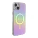Guess iPhone 15 Plus vāciņš IML Iridescent MagSafe, rozā