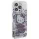 Hello Kitty iPhone 14 Pro Case IML Kitty On Bricks Graffiti, White