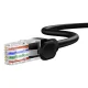 Baseus High Speed Cat 5 RJ-45 1000Mb/s Ethernet kabelis 8m apaļš - melns | ​​Cat Cable Round Black