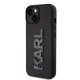 Karl Lagerfeld iPhone 15 Case 3D Logo Glitter, Black