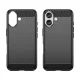 Vāciņš iPhone 16 Plus Carbon Case, TPU, melns