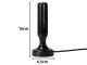 Active Indoor DVB-T2 4K Antenna with Amplifier and Magnetic Base