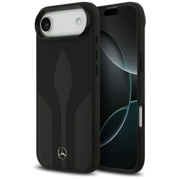 Чехол Mercedes Leather The Move MagSafe для iPhone 17 Air Black