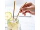 Reusable Metal Straws with Cleaning Brushes, 8 pcs, 0.8cm