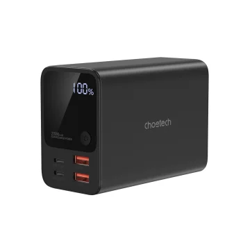 Choetech B635BK USB-A / USB-C Powerbanka 22.5W 27000mAh - melna | Powerbank Black