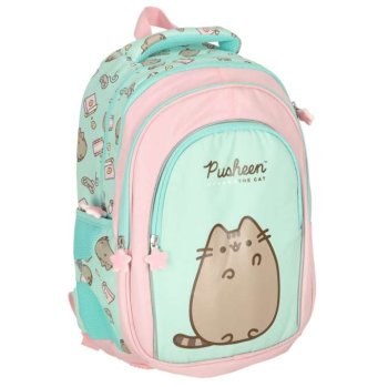 Youth School Backpack - Pusheen Mint - 16 inches, 4 compartments