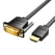 HDMI uz DVI kabelis 5m Vention ABFBJ (melns) | to Cable (Black)