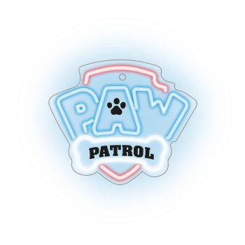 Ķepu patruļa LED neona zīme uz pleksistikla Logo OW-130146