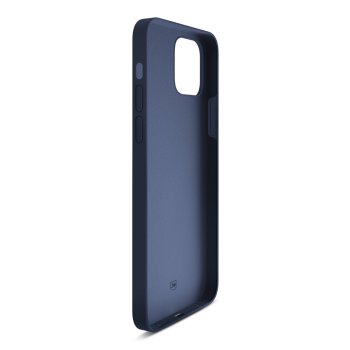 3Mk Protection Silicone Case for iPhone 15 Plus, Navy Blue