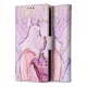 Tech-Protect maciņš Samsung Galaxy A55 5G - Rozā marmors | Wallet Phone Case Cover Pink Marble