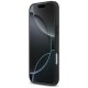 Mercedes iPhone 17 Pro Max Case Leather Large Laurel Leave MagSafe, Black