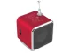Pārnēsājams bezvadu skaļrunis ar FM radio un Bluetooth, sarkans