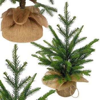 Mākslīgā galda eglīte 50 cm maza Ziemassvētku dekorācija