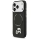 Karl Lagerfeld iPhone 17 Pro vāciņš MagSafe Karl&Choupette Heads, melns