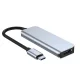 USB-C Hub Tech-Protect V2 4in1 (HDMI, USB 3.0, USB 2.0, USB-C) - Gray