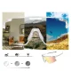 Velo brilles Rockbros SP338 ROAD TO SKY ar 3 maināmām lēcām, krēmkrāsā