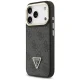 Guess 4G PU Triangle Logo & Stand Camera MagSafe vāciņš iPhone 17 Pro, melns