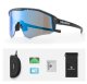 Rockbros SP297 polarizētas velo brilles, melnas