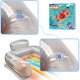 BESTWAY 43028 Piepūšams peldēšanas ūdens matracis krēsls ar dzērienu turētāju, pelēks, 161x84cm l Inflatable...