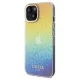 Guess iPhone 13 / 14 / 15 vāciņš IML Faceted Mirror Disco Iridescent, daudzkrāsains