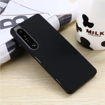 For SonySony Xperia 1 IV Liquid Silicone Phone Case Soft Cover, Black | Чехол Бампер Кабура для...