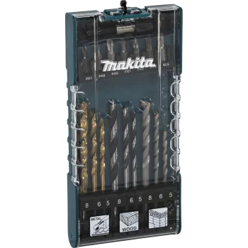 Набор сверл и бит Makita D-74887, 17 предметов