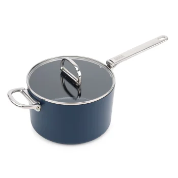 Joseph Joseph Space Saucepan with Lid, 23 cm, Blue