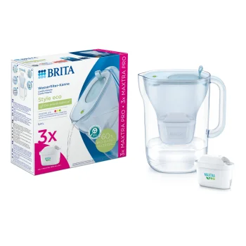 Фильтр-кувшин для воды Brita Style eco, 2.4 л, синий, с 3 картриджами MAXTRA PRO