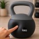 Kettlebell 10 kg Premium with Soft Base, Grey