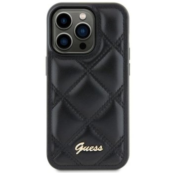 Guess Samsung Galaxy S23 FE Case Quilted Metal Logo, Black