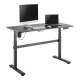 Стол с электрической регулировкой высоты Ergo Office ER-434, 140x60см, серый