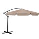 Plonos 488003 saliekams dārza saulessargs 350 cm ar pārvalku, bēšs