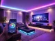 Водонепроницаемая светодиодная лента RGB 3м с Bluetooth и пультом,...