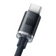 Baseus Crystal Shine USB Type C Data Charging Cable 100W, 1.2m, Blue | Провод для Зарядки...