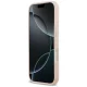 Guess Grained Flowers Classic Logo MagSafe iPhone 17 vāciņš - Rozā | Case Pink