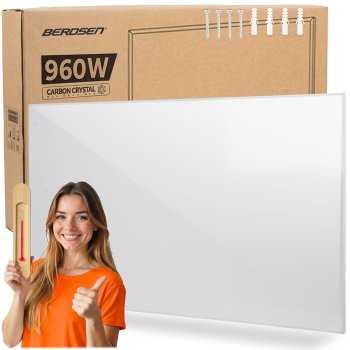 Infrared Heater Panel Berdsen BD-988 960W Energy Efficient Wall Mount