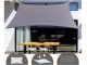 Waterproof Sun Shade Sail 3x2m, Rectangular, Grey