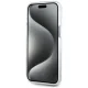 Чехол Karl Lagerfeld IML Metal Karl Head MagSafe для iPhone 15, Белый