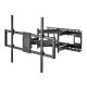 Maclean MC-482 TV Wall Mount, 60-120\", up to 120 kg, Black