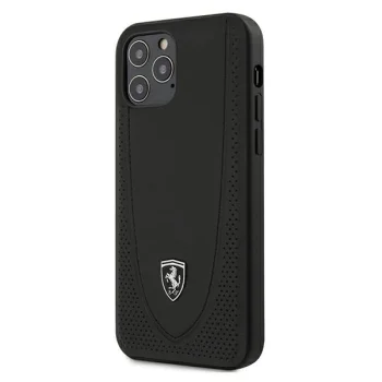Чехол Ferrari для iPhone 12 / 12 Pro Off Track Perforated, черный
